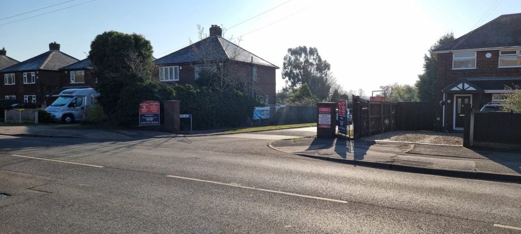 Museum entrance at Hives Way off Watnall Road