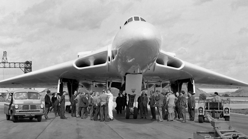 Prototype Avro Vulcan VX770 at Hucknall