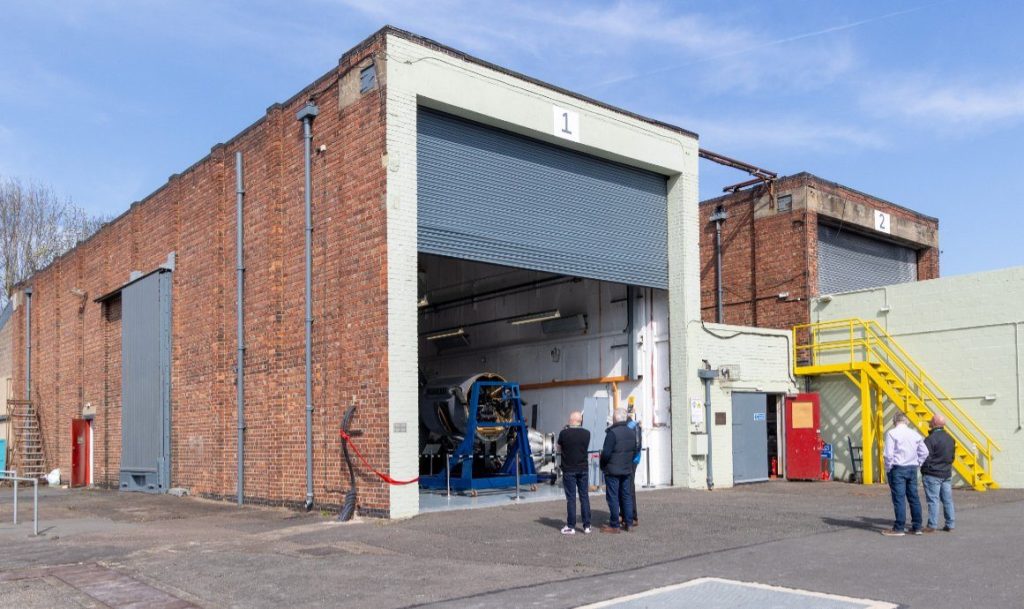 The Hucknall Wing Hangar museum building